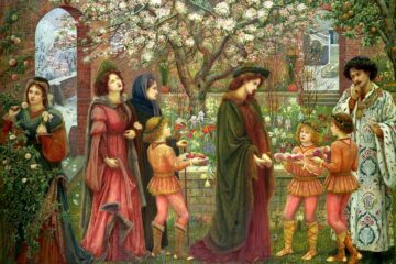 Marie Spartali Stillman, Il giardino incantato di messer Ansaldo