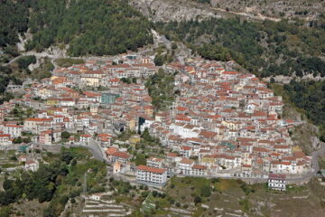 veduta aerea Castelluccio Superiore